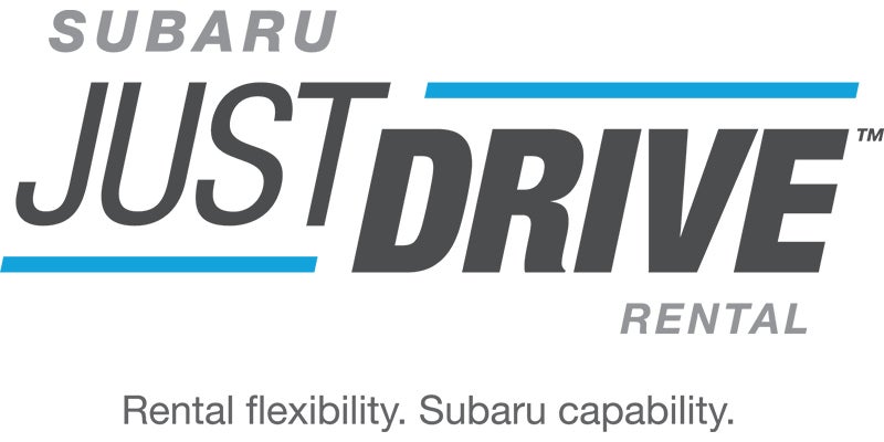 Subaru Just Drive Rental Logo