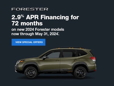 2.9% APR Financing for 72 Months